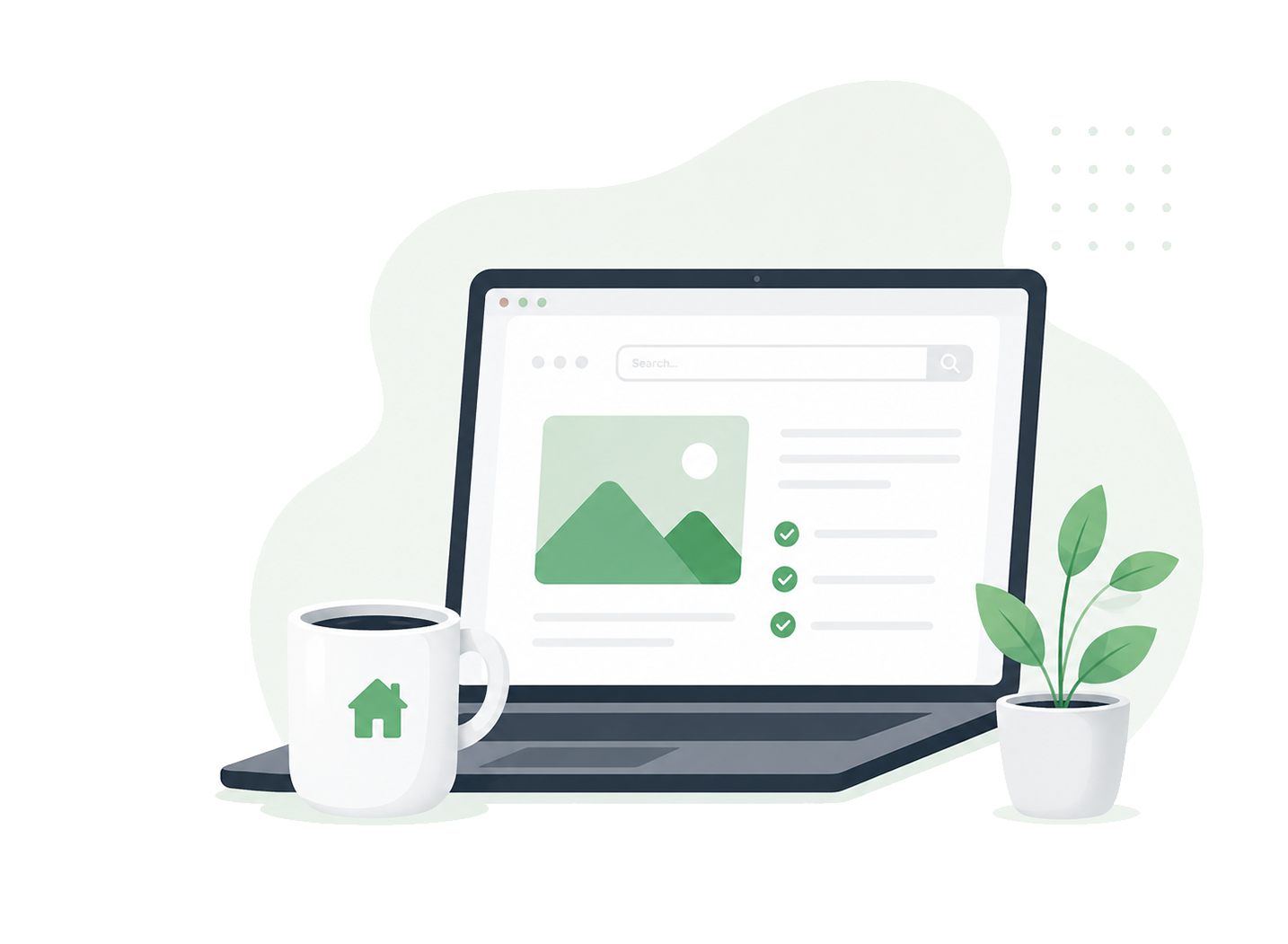 Website Services Illustration